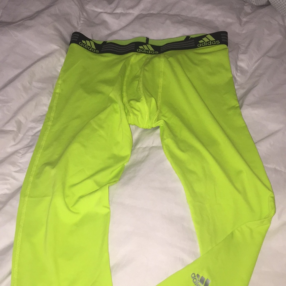 Men’s lime green leggings